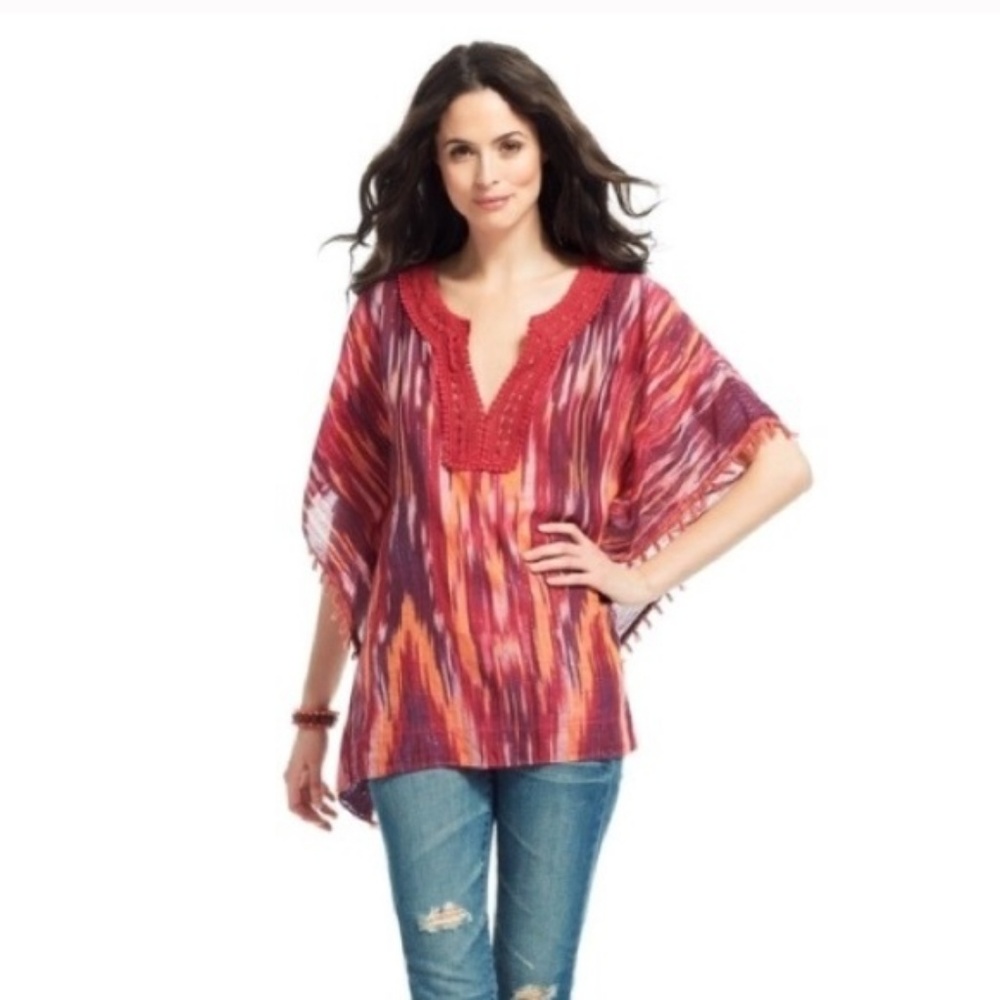 Calypso St. Barth's Linen Beach Poncho